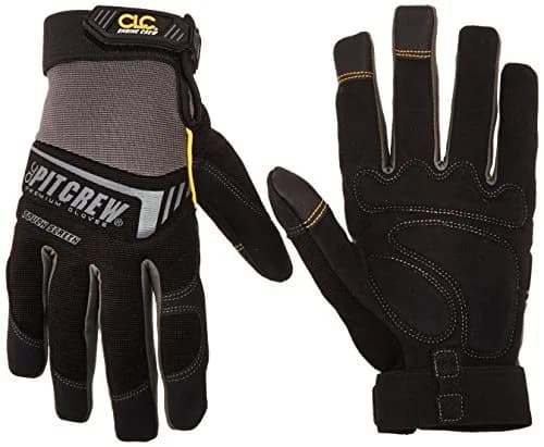 Custom Leathercraft Engine Crew Mechanic's Glove Large | Touch Screen & Durable Synthetic Leather thumbnail 1