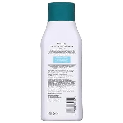 JASON Restorative Biotin Shampoo 473 ml | Strengthen & Moisturize Damaged Hair thumbnail 3