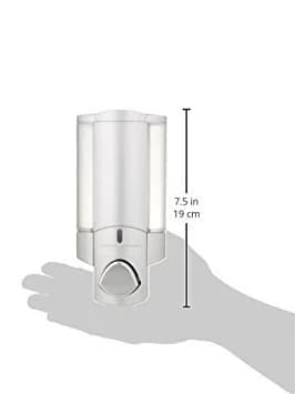Better Living 1-Chamber Shower Dispenser Satin Silver | Wall Mount, Water-Resistant ABS thumbnail 2