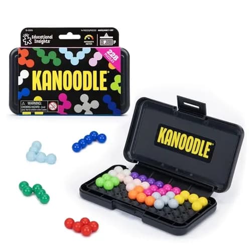 Educational Insights Kanoodle 3D Brain Teaser Puzzles Pack of 2 | Spatial Reasoning & Problem Solving — Medium