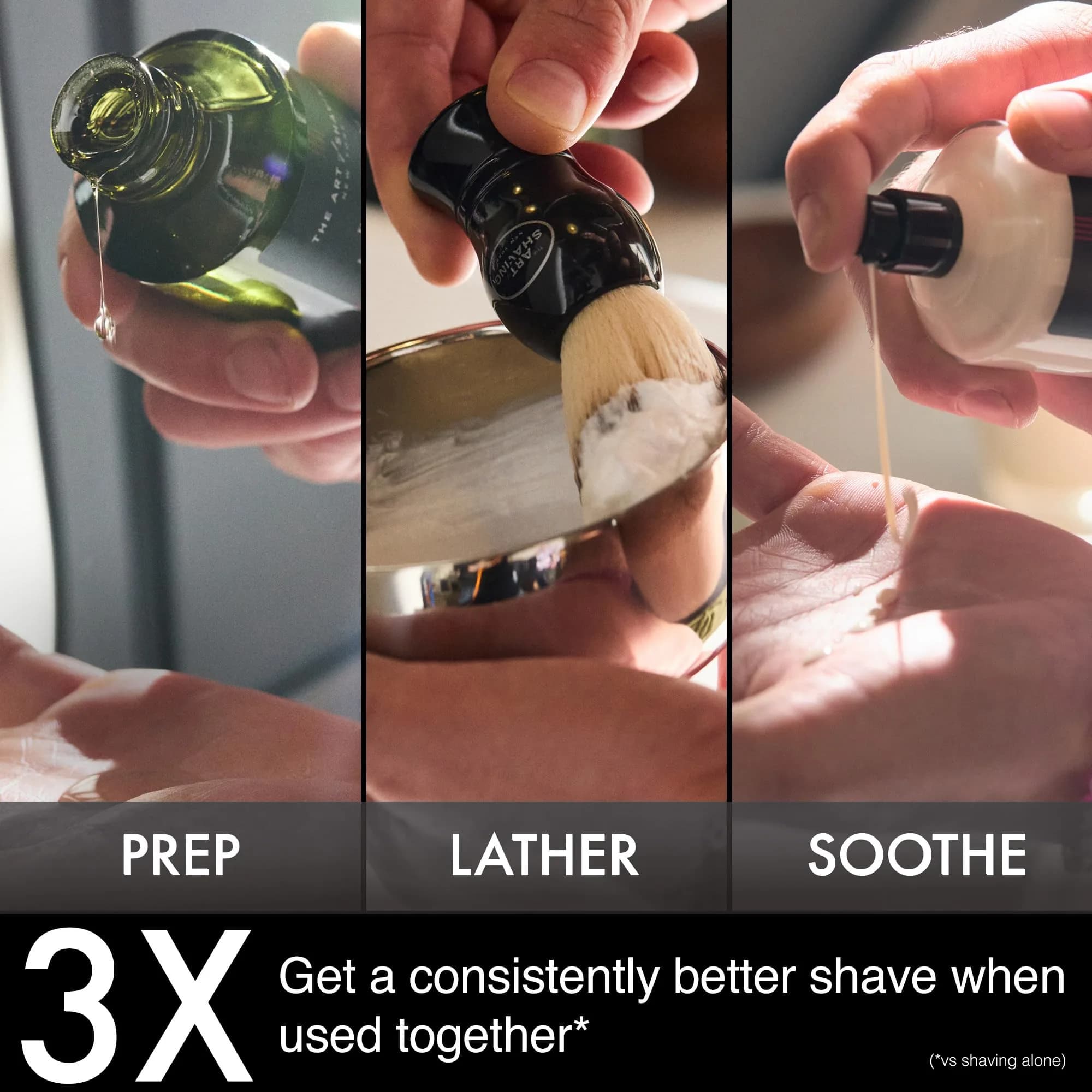 The Art of Shaving Unscented Shaving Cream for Men | 148ml (5 Fl Oz) - view 5