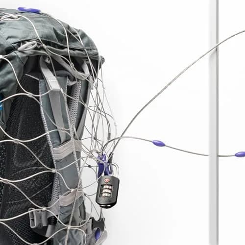 Pacsafe 55L Backpack and Bag Protector | Stainless Steel Lock for Travel Security thumbnail 5