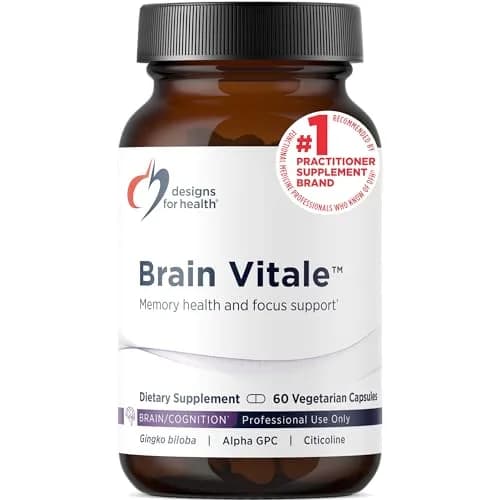 Designs for Health Brain Vitale Supports Focus 60 Capsules | Cognitive & Brain Support thumbnail 1