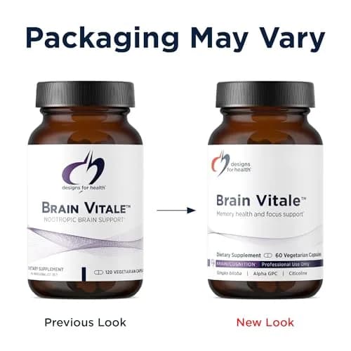 Designs for Health Brain Vitale Supports Focus 60 Capsules | Cognitive & Brain Support thumbnail 6