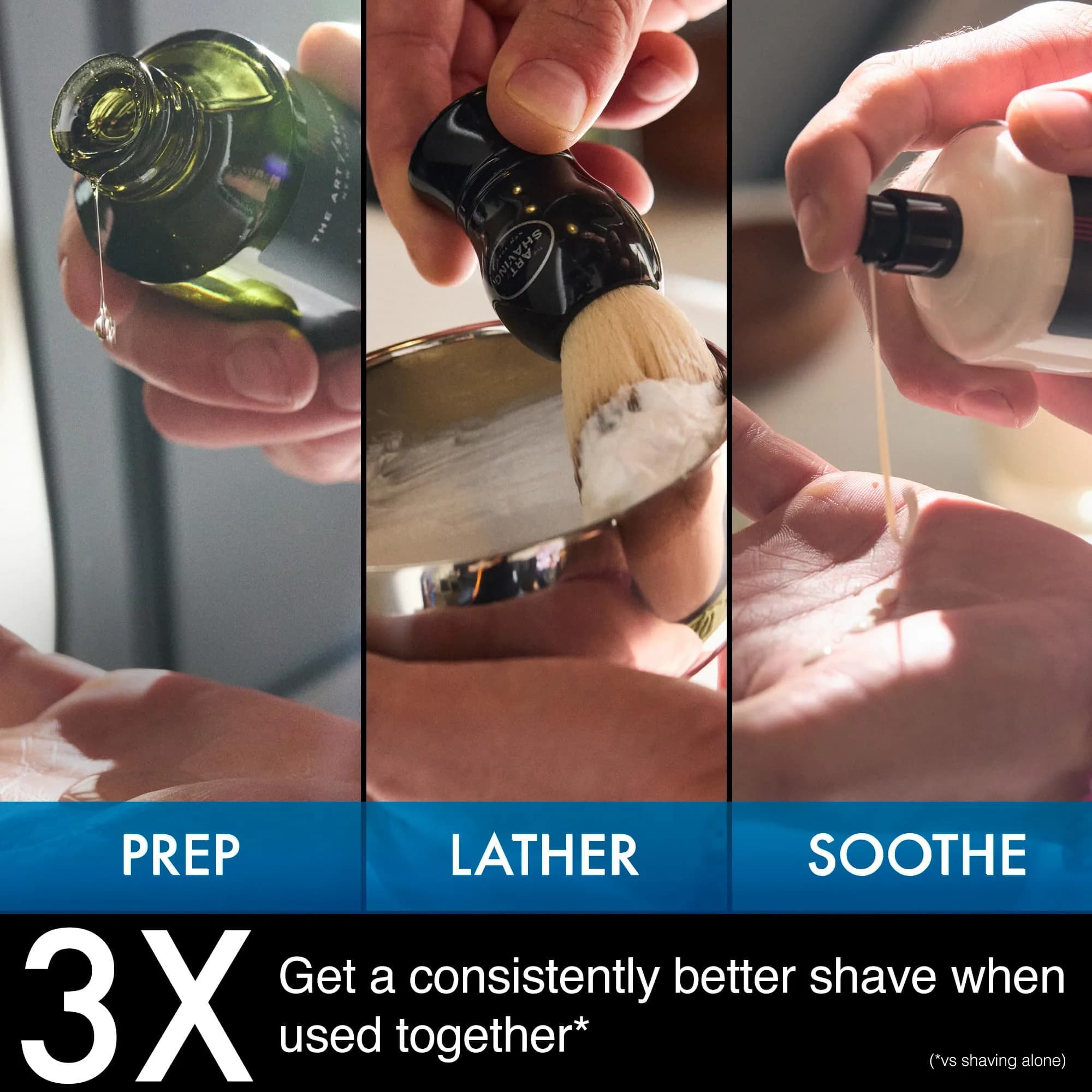The Art of Shaving Lavender Shaving Cream for Men | 148ml (5 Fl Oz) | Protects Against Irritation & Razor Burn - view 5