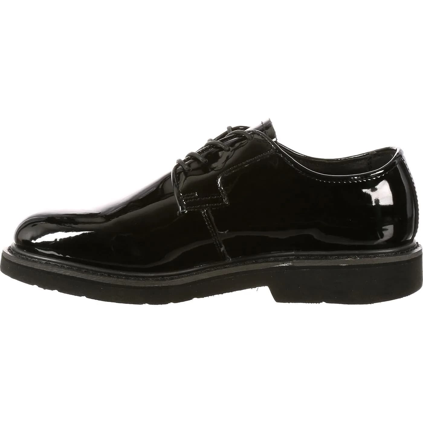 ROCKY High-Gloss Dress Leather Oxford Shoe, Size 8(EW) | Water-Resistant Formal Footwear