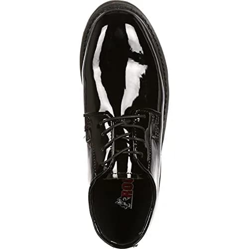 ROCKY High-Gloss Dress Leather Oxford Shoe, Size 8(EW) | Water-Resistant Formal Footwear thumbnail 5