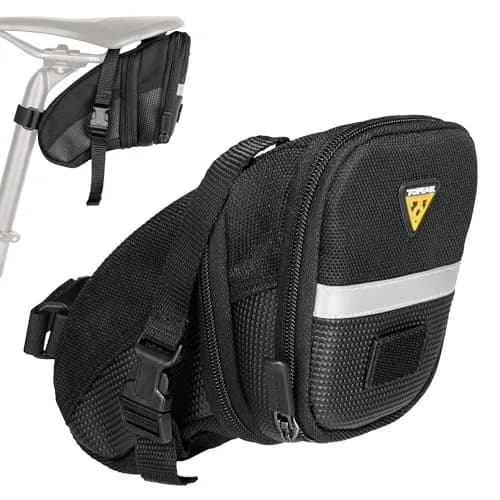 Topeak Aero Wedge Strap Mount Medium Bike Saddle Bag | 1.31L Expandable Storage thumbnail 1
