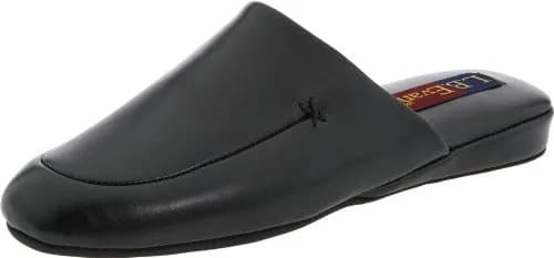 L.B. Evans Duke Scuff Black Leather Clog/Mule 11.5 EEE | Classic Leather Comfort for Men thumbnail 1