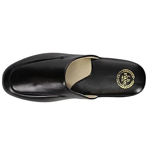 L.B. Evans Duke Scuff Black Leather Clog/Mule 11.5 EEE | Classic Leather Comfort for Men thumbnail 5