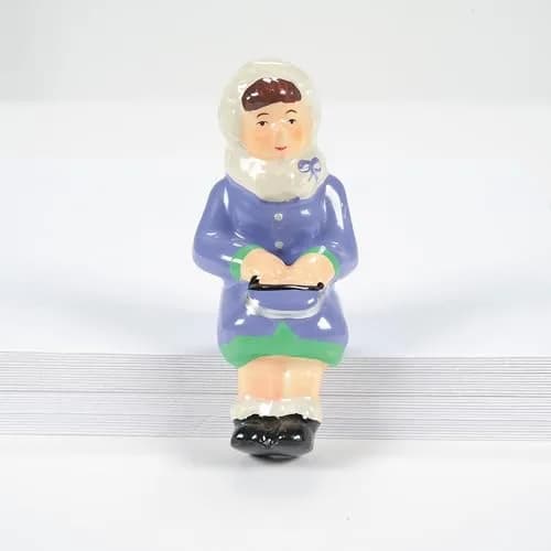 Department 56 Original Snow Village Accessories People Sitting Figurine Set 2.25" H x 0.7" W x 2" L | Hand-Painted Resin for Holiday Decor thumbnail 4
