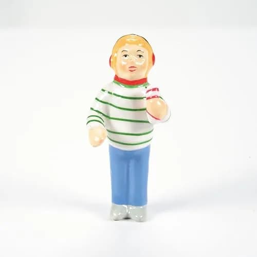 Department 56 Original Snow Village Accessories People Sitting Figurine Set 2.25" H x 0.7" W x 2" L | Hand-Painted Resin for Holiday Decor thumbnail 6