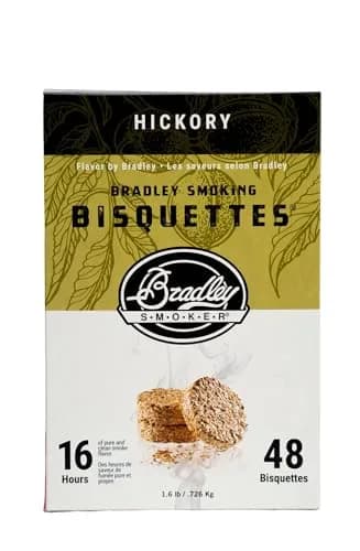 Bradley Smoker Bisquettes BTHC48 48 Pack | Hardwood Hickory Smoke Flavor thumbnail 1