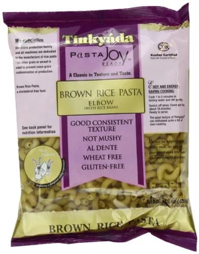 Tinkyada Brown Rice Pasta, Elbows, 16 Ounce (Pack of 12) | Gluten-Free Whole Grain Pasta thumbnail 1