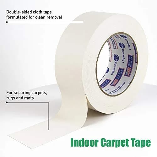 Intertape Polymer Group Double-Sided Indoor Carpet Tape 1.88" x 10 yd | Indoor Use, Strong Bond thumbnail 2