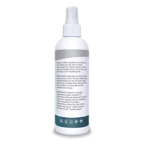 Organic Excellence Wild Mint Hair Styling Spray, Alcohol-Free, 8 oz | Natural Shine & Manageability for All Hair Types thumbnail 2