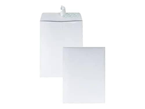 Quality Park 9.5 x 12.5 Inch Catalog Envelopes, Redi-Seal Self Seal, 28 lb White Wove Paper, 100 Count | Large White Envelopes for Office Use thumbnail 5