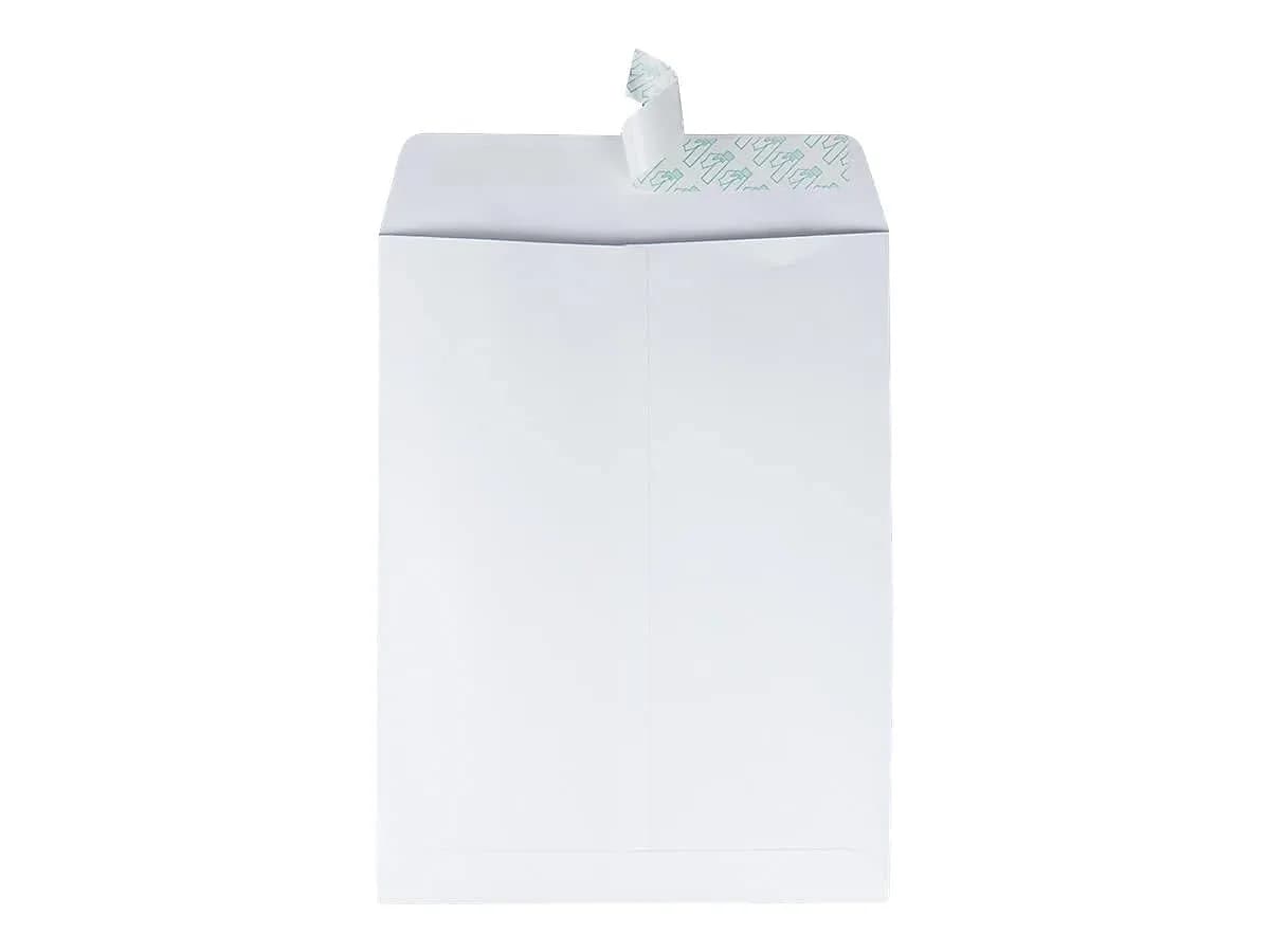 Quality Park 9.5 x 12.5 Inch Catalog Envelopes, Redi-Seal Self Seal, 28 lb White Wove Paper, 100 Count | Large White Envelopes for Office Use - view 3