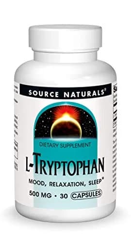 Source Naturals L-Tryptophan 500mg | Supports Restful Sleep & Mood (70-120 chars) thumbnail 1