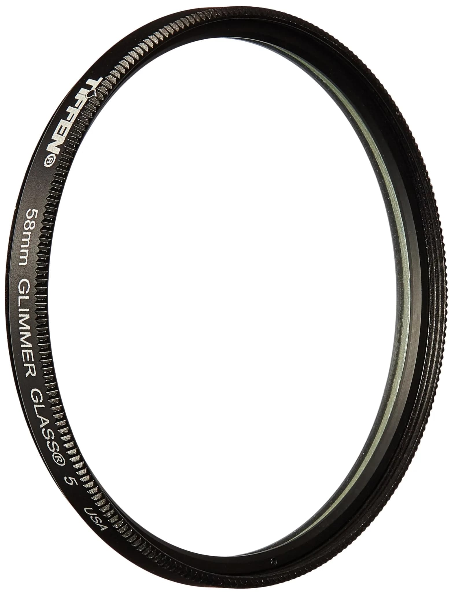 Tiffen Glimmerglass 58mm Cinematic Diffusion Filter | Softens Skin, Glowing Highlights, Sparkle Effect — Density 5