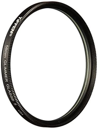 Tiffen Glimmerglass 58mm Cinematic Diffusion Filter | Softens Skin, Glowing Highlights, Sparkle Effect thumbnail 1