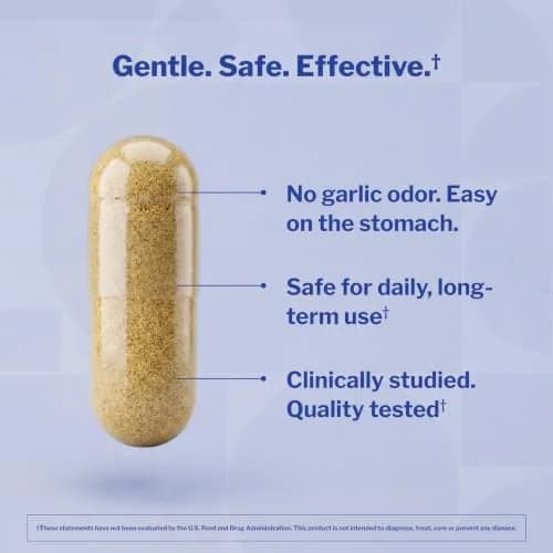 Kyolic Aged Garlic Extract Cholesterol Health Formula 104, 300 Capsules | Supports Healthy Cholesterol Levels thumbnail 5