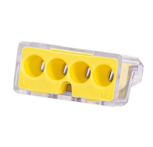 Gardner Bender Yellow 10 Pack Electronic Component Terminal | 22-12 AWG Push-In Connectors thumbnail 1