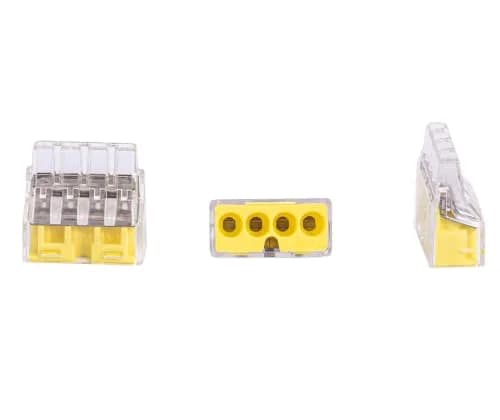 Gardner Bender Yellow 10 Pack Electronic Component Terminal | 22-12 AWG Push-In Connectors thumbnail 3