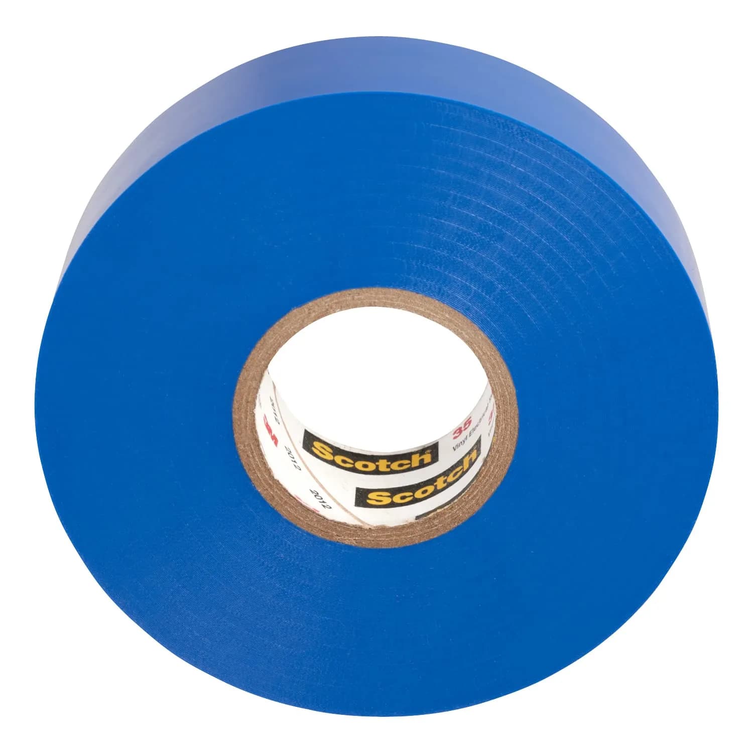 3M Scotch Electrical Tape 35, 1.9 cm x 20.1 m (3/4 in x 66 ft) Blue | UL Listed, Flame Retardant, 600V Insulation