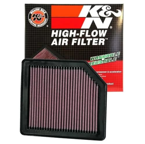 K&N High-Flow Engine Air Filter 33-2342 | Increase Power, Washable, Lifetime Use for Honda Civic 2006-2011 thumbnail 1