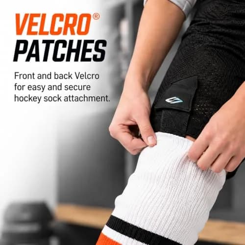 Shock Doctor Women's Core Loose Hockey Shorts with Pelvic Protector Included for Adult Women Black | Ventilated Support thumbnail 6