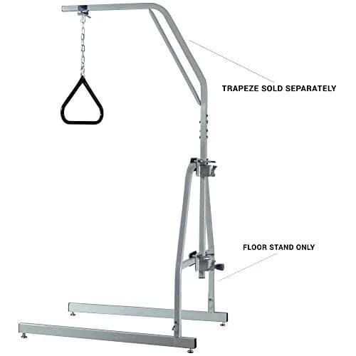 Graham-Field Versa-Helper Floor Stand Gray | 10.2 kg (22.5 lb) Heavy Duty Steel Frame thumbnail 2