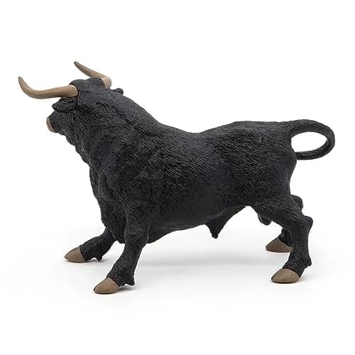 Papo Andalusian Bull Figurine 8cm (3.15in) | Hand-Painted Toy for Kids 3+ thumbnail 8