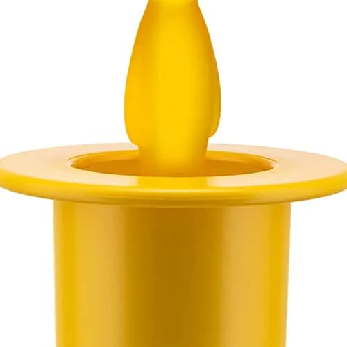 A di Alessi Magic Bunny Toothpick Holder, Yellow | 7.6 cm (3 in) Diameter x 15.2 cm (6 in) Height thumbnail 4