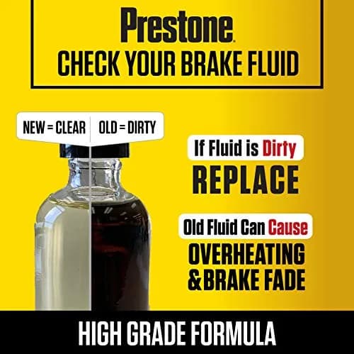 Prestone DOT 3 Synthetic Brake Fluid 12 oz. | High Boiling Point, 50,000 Mile Life, Water Absorption Resistance thumbnail 5