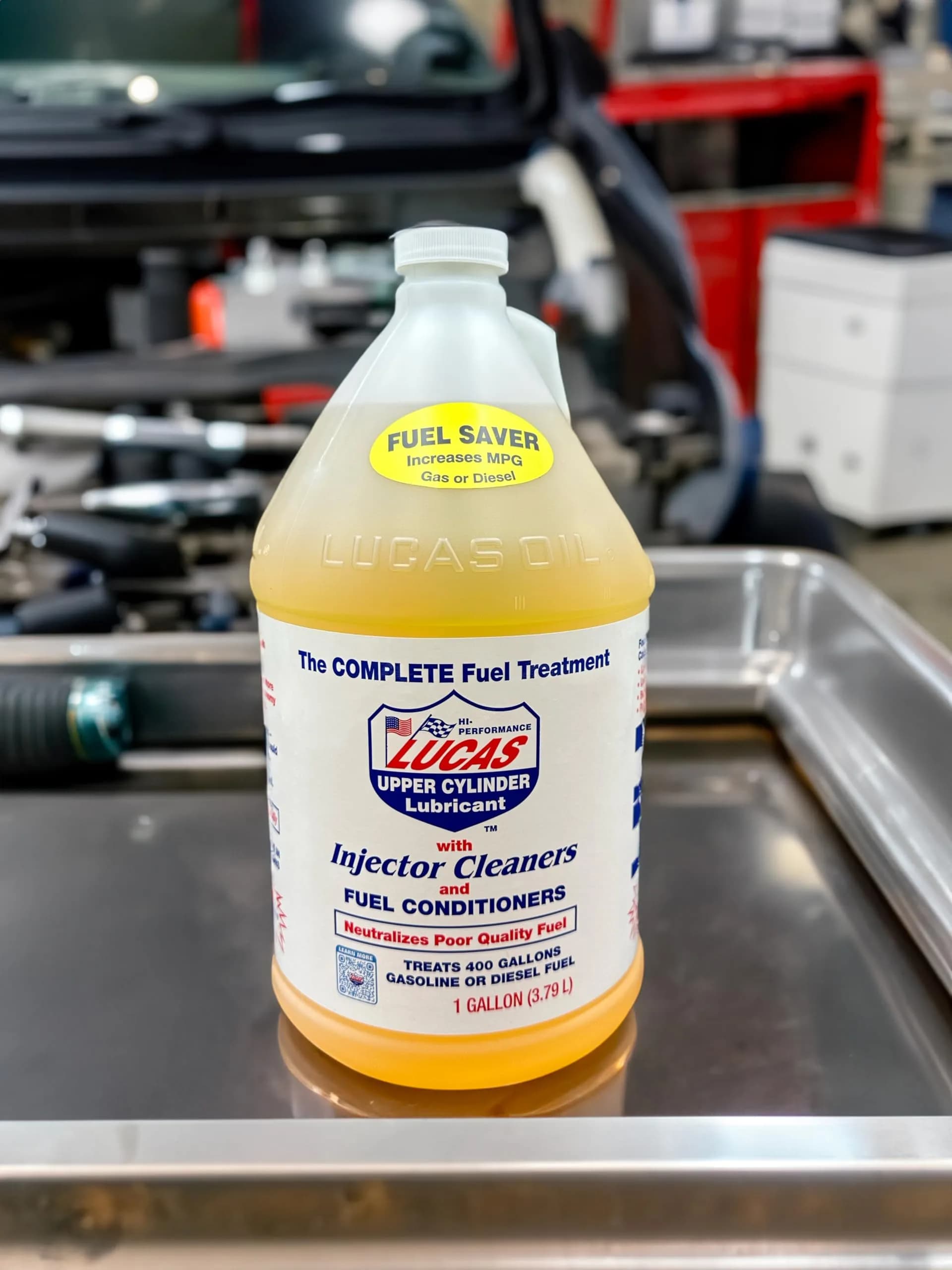 Lucas Oil Fuel Treatment 1 Gallon (3.78 L) | Boosts Power & MPG - view 5