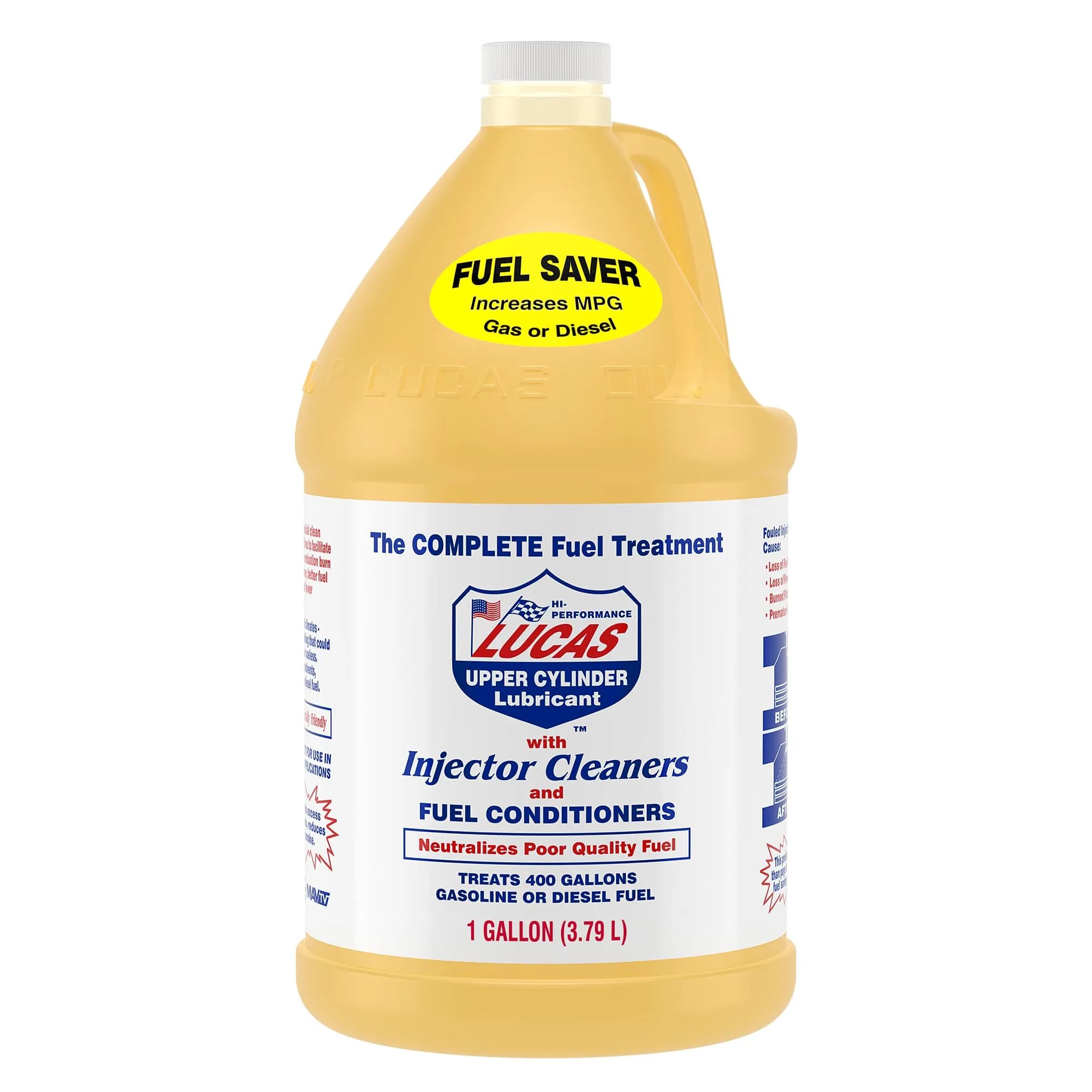 Lucas Oil Fuel Treatment 1 Gallon (3.78 L) | Boosts Power & MPG - main product image