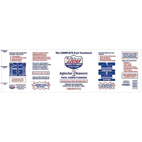 Lucas Oil Fuel Treatment 1 Gallon (3.78 L) | Boosts Power & MPG thumbnail 2