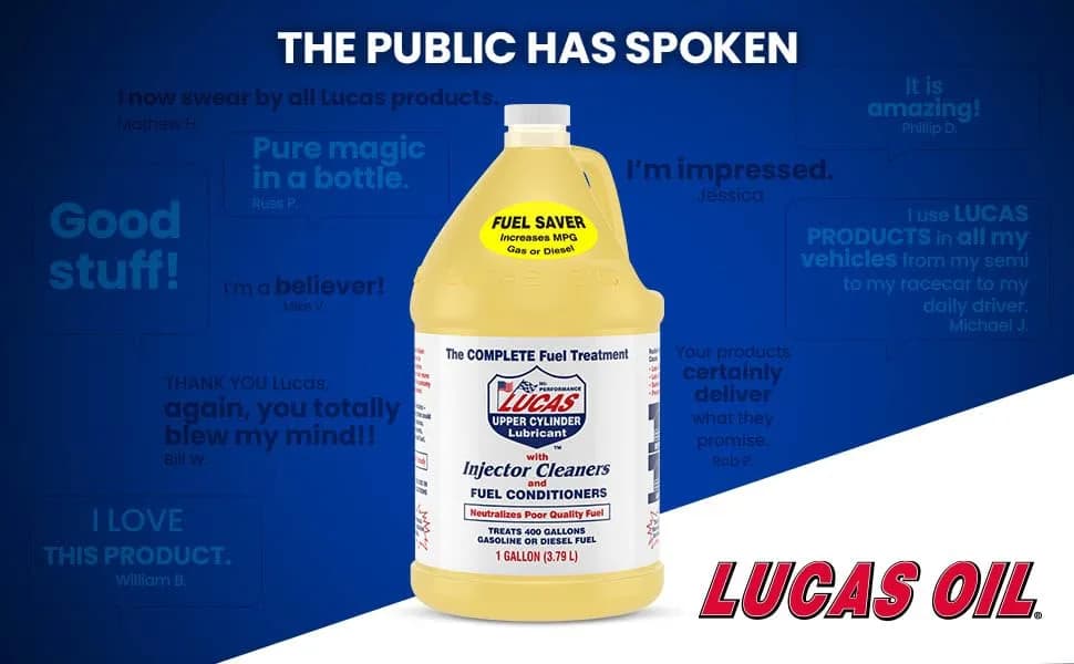 Lucas Oil Fuel Treatment 1 Gallon (3.78 L) | Boosts Power & MPG - view 4