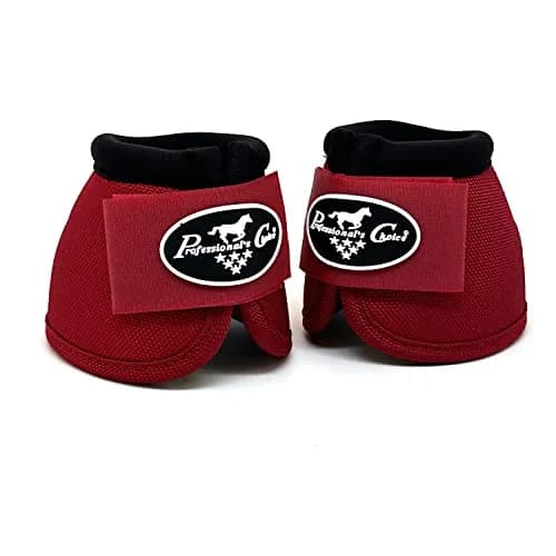 Professional's Choice Ballistic Overreach Bell Boots for Horses | Superb Protection, Durability & Comfort | Quick Wrap Hook & Loop thumbnail 1