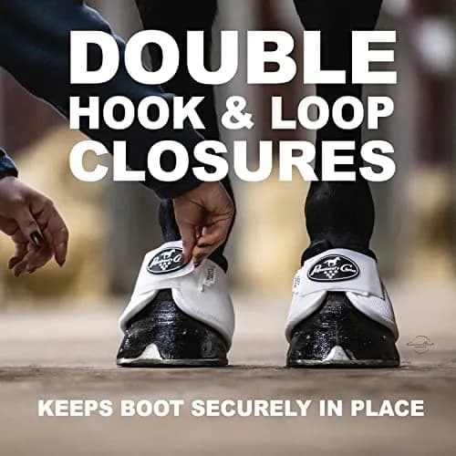 Professional's Choice Ballistic Overreach Bell Boots for Horses | Superb Protection, Durability & Comfort | Quick Wrap Hook & Loop thumbnail 5