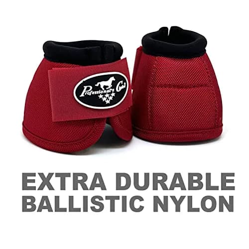 Professional's Choice Ballistic Overreach Bell Boots for Horses | Superb Protection, Durability & Comfort | Quick Wrap Hook & Loop thumbnail 2