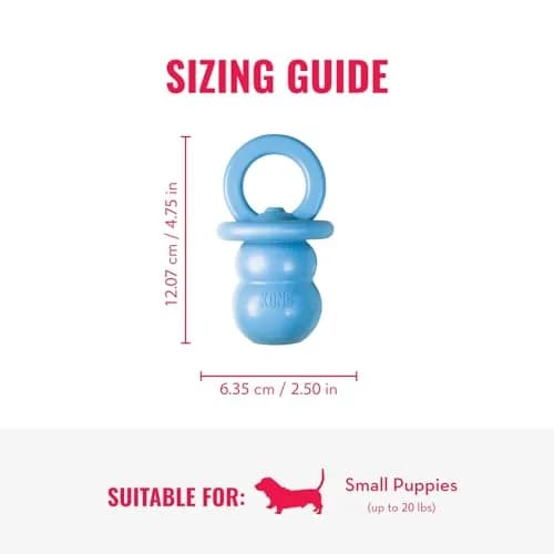 KONG Puppy Binkie Small | Natural Rubber Teething Toy for Puppies thumbnail 3