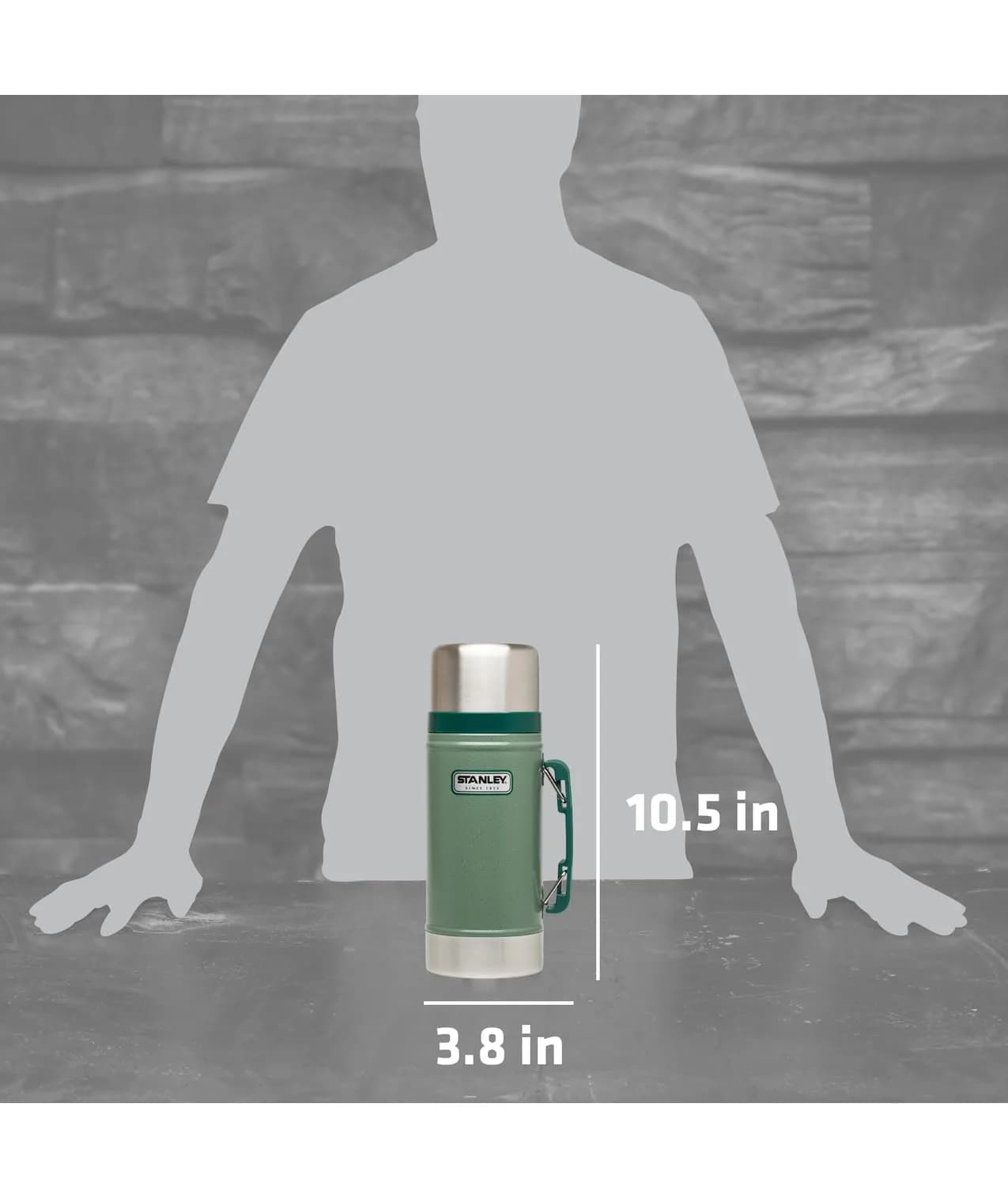 STANLEY Classic Legendary Vacuum Insulated Food Jar 710ml (24 fl oz) | Keeps Food Hot/Cold 15 Hours - view 3