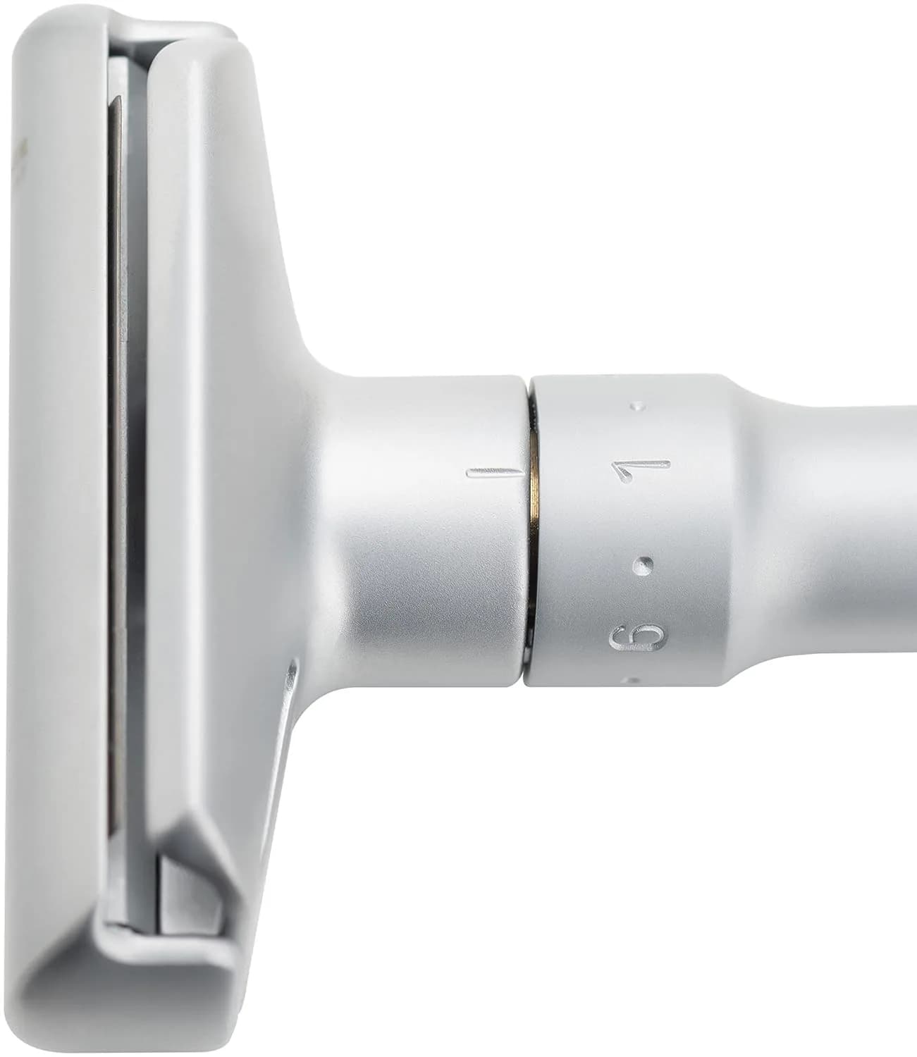 MERKUR FUTUR 700 Adjustable Double Edge Safety Razor - Matte Chrome, 13.5g (0.476 oz) | Precision German Engineering for a Custom Shave - view 3