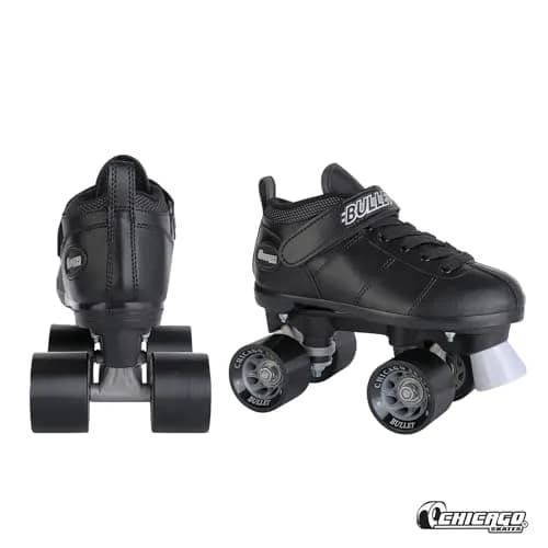 Chicago Skates Bullet Speed Roller Skates – Adjustable Quad Roller Skates Women Men, Durable Skates, Top Performance with Front Stopper, 62mm Urethane Wheels, Low-Cut Ankle Boot, Indoor Outdoor Toys thumbnail 2