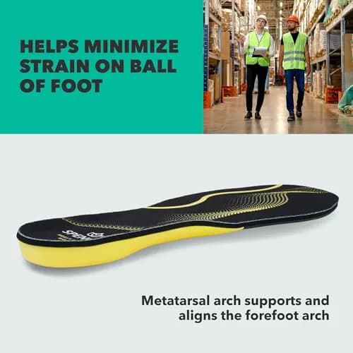 Spenco PolySorb Heavy Duty Insoles 1-Pair | Arch Support Shoe Inserts for Hard Floors thumbnail 7