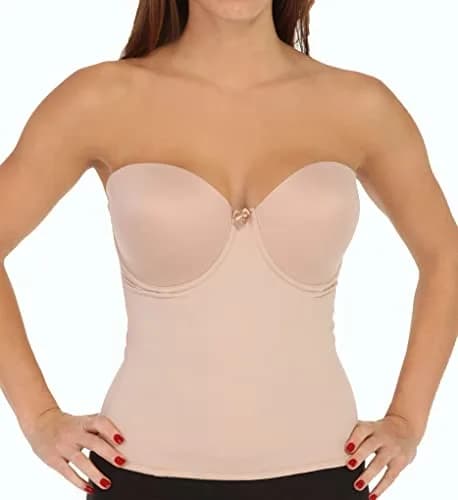Va Bien Plus Size Ultra-Lift Hourglass Bustier Nude 42D | Firm Support & Hourglass Shape thumbnail 3