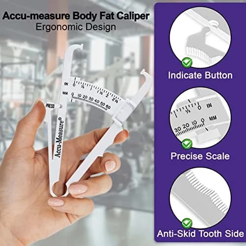 Accu-Measure Fitness 3000 Body Fat Caliper | Professional Grade, Reusable, Accurate in Seconds thumbnail 6
