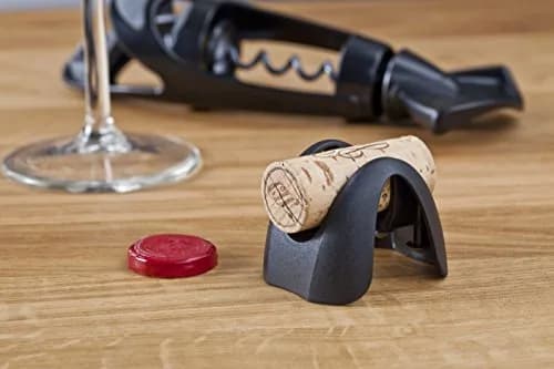 Vacu Vin Black Foil Cutter with 4 Stainless Steel Wheels | Ergonomic Wine Foil Remover thumbnail 5